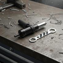 Electric Rivet Converter Aluminum Alloy Cordless Drill Riveting Adapter Metal Construction Nut Black Aluminum Gun