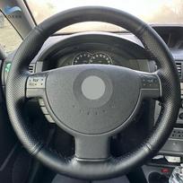 Opel Corsa C 2000-2006 Combo C 2001-2011 Vauxhall Holden Barina Tigra Rankomis pintas automobilio vairo užvalkalas Odinė apdaila Juoda