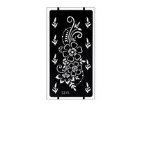 Lace Fake Tattoo Henna Tattoo Stencil Stickers Legs Arm Henna Tattoo Decals  Women/Lady S 0315