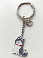 Breloczek brelok do kluczy pies piesek husky