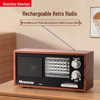 Newman T6802 Retro Full-Band Bluetooth Radio Speaker (CN version)