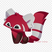 Animal Jam Play Wild Gyvūnai Raudonoji panda Panda Raudonoji panda Užlyginamas karščiu termo spaudos vinilo pleistras Lipdukas drabužiams PASIDARYK PATS aplikacijos Plaunami pleistrai