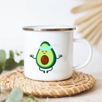 Funny Avocado Print Mug Friends Coffee Cup Unusual Tea Cup Stainless Steel Mug Cute Drinkware Personalized Gifts Original Mugs 360ml