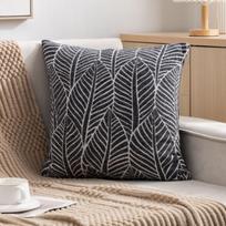 New Pillow Case Chenille Home Sofa Pillow Bedside Pillow Backrest Pad Waist Pillow Case Does Not Include Core 45 * 45Cm (without core)