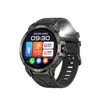 Rainbuvvy KC89 Bluetooth išmanusis laikrodis 1,8 colio TFT ekranas 360x360 BLE5.3 IP68 atsparus vandeniui Android išmanioji apyrankė Bluetooth skambučiai Sportinis laikrodis silicone strap juoda