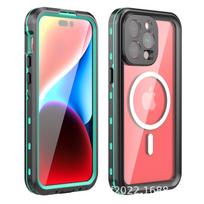For IPhone 15 Case for Apple 15 Pro Max Waterproof Magnetic Phone Protection Case Anti Drop 16Plus DOT+15