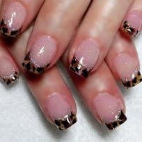 Leopard Print Square Press On Nail 24 Pieces Glossy False Nail Stick on Nail Artificial Nail For Women Easy Application 1