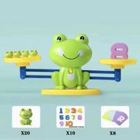 Frog Math Balance Toy Stem Learning For Toddlers 3-5, Educational Counting Game With Numbers Cognitive Development Kit