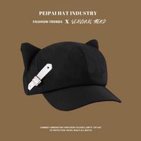 Beret early autumn cute versatile face little couple painter hat One size fits all