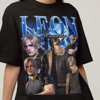 Residence Evil Leon S Kennedy Bootleg T-Shirt Gaming Shirt Unisex T-Shirt XXL