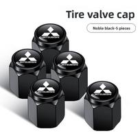Car Wheel Tire Valve Cap Logo Cover Stickers For Mitsubishi Space Star Outlander ASX Eclipse Cross Mirage Pajero Lancer EVO L200