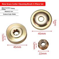 Lawnmower Cleaning Brush Fixing Nut Accessory Set Grass Remover Tool  For Deck Garden Yard Floor Patio Farm Tile Grout