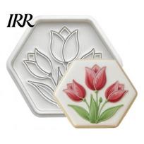 Multi-size Flower Cutters Cookie Cutter Sunflower Rose Tulip Shape Biscuits Molds for Baking Fondant Perfume Bottle Pastry Biscuit Clay B