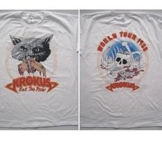 Krokus - Eat The Rich Tour '83 T-shirt 2 side White short sleeve tee S