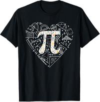 Pi Day Retro Floral Pi Teacher Math Mathematics Happy Pi Day T-Shirt XXL