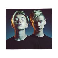 Marcus And Martinus Sweden Blanket Fleece Printed Portable Warm Throw Blanket for Bed Couch Rug Piece Size: 75*100cm, Weight: 230 GSM