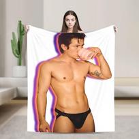 Hudson Williams Connor Storrie Įkaitusi Rivalybė Flaneliniai pledai Žiema Šiltas Minkštas Mėtomas pledas Namų dekoras Lovatiesė Sofos uždangalas 100cmx150cm