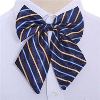 Stripe Airline Stewardess Necktie Dots JK Uniform Bow Ties Fashion Bowknot Neckties  Daily U