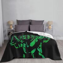 Bioshock-Big Daddy-Watercolor Splatter Art Blanket Super Soft Warm Light Thin Bioshock Rapture Big Daddy Infinite Size: 75*100cm, Weight: 230 GSM