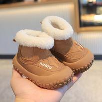 Toddler Warm Fleece-Lined Snow Boots With Non-Slip Rubber Sole Boys Girls 1-3 Years Winter Footwear Size 16-19 4 pairs per lot