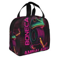 Italian Brainrot Boneca Ambalabu Insulated Lunch Tote Bag for Women Funny Meme Resuable Thermal Cooler Food Lunch Box School One Size