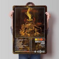 Sepultura Arise Albumo Viršelio Menas Skardinės Plakatas Pritaikomas Sienų Menas Retro Vintažiniai Metaliniai Ženklai Namų Kambario Dekoruoti Žaidimų 20X30CM black