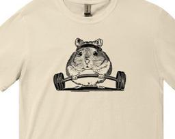 Hamster Powerlift Shirt, Gifts For Him, Hamster Gifts, Funny Animal Shirt, Cute Animal shirt, Cool Animal Shirt, Gifts For Her 4XL