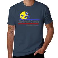 Molokai Cargo Hard Ticket To Hawaii Tshirt Soft Basic Cotton Short Sleeve Tee S