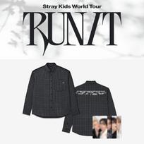 Pre-order Stray Kids RUN IT SEOUL Check Shirt