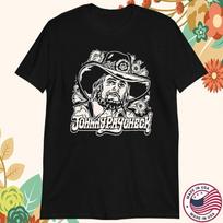 Vtg Johnny Paycheck Gift For Fans Cotton Black All Size Unisex Shirt AG279 S