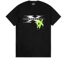 „Hundreds X Wwe D Generation Unisex“ marškinėliai, juodi „Wrestlemania Tee“. S