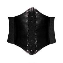 Juoda Sexy Moteriškas Korsetas Top Moteriški Gotikiniai Drabužiai Po juosmeniu Seksuali nuotaka Bustier kūno liekninimui platūs diržai, suknelės diržas One Size juoda
