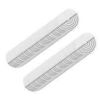 100Pcs Hair Heat Shield Guards with Scale Single Hole PVC Clear Fusion Glue Protector Hair Extension Tools for Hair