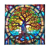 Square Altar Decorations Tablecloth Witchcraft Divination Altar Table Cloth Multifunctional Tarots Card Table Cover C 50x50cm