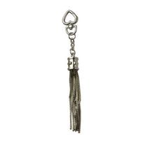 15cm Metal Keychain Tassels Ornament Practical Luggage Accessories Fashion Bag Charm for Travel and Daily Use sidabras