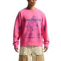 Nike Sportswear Unisex Dri-FIT ADV Long-Sleeve Knit Training Top Pink Glow Loose Fit Moisture-Wicking Casual Athletic Wear IF1491-684 S