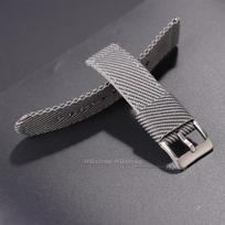 Nylon Strap 20mm 22mm Comfortable Wristwatch Strap Watch Band Stitching Fabric Bracelet Quick Release Universal Wristband 22mm pilka