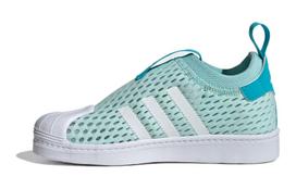 Adidas Originals SUPERSTAR 360 2.0 Low top Kids' Skateboarding Shoes Green White Kids' JH6373 33