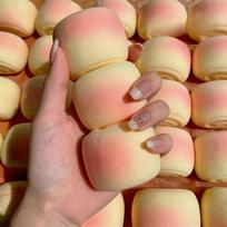 Squishy soft simulated milk bun, non-toxic gift, slow rebound toy, stress relief, ultra-soft sensory fingertip toy rožinė