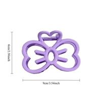 New Candy Color Cat Bow Hair Clip Plastic Claw Clip Fashion Crab Hair Clip For Girls Sweet Hair Claw Women Hair Accessories