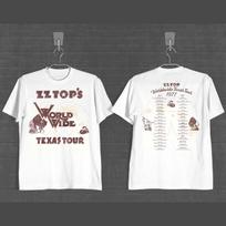 2 Sides ZZ Top World Wide Texas Tour 1977 Shirt White Unisex S-5XL EM1079 S