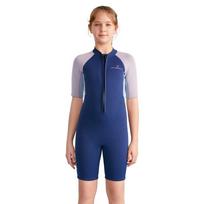 Kids 2.5mm Neoprene Wetsuit Snorkeling Diving Surfing Warm Water Sports Summer Winter Use 8Y