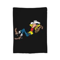 Lucky Luke Coral Fleece Blanket Soft Plush Throw for Home Travel Camping Super Warm Lightweight Breathable Quilt Size: 75*100cm, Weight: 230 GSM