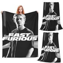 Fast & Furious Blankets Soft Warm Flannel Throw Blanket Bedding for Bed Living room Picnic Travel Home Couch Size: 75*100cm, Weight: 230 GSM