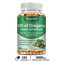 Buporai - 3,000 mg Oregano Oil Capsules - Immune System and Gut Health 120*1