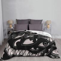 Blanket Monster Mash-Goth 1467 Pink Kawaii Ewwgerms Monster Monster Girls Egirl Fairy Kei Size: 75*100cm, Weight: 230 GSM