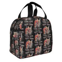 Italian Brainrot Trippi Troppi TROPPA TRIPPA Insulated Lunch Bag for Picnic Meme Leakproof Thermal Cooler Bento Box Women Men One Size