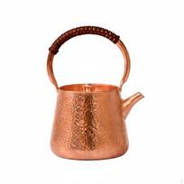 Copper Teapot Handmade Tea Kettle Retro Style Kitchenware for Boiling Water Natural Natural