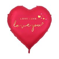 1pcs Romantic Love You Heart Balloon Valentine Wedding Party Decoration Backdrop Proposal Decor Party Surprise Accessory Red Other