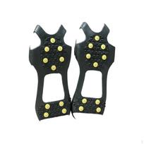 Anti Slip Shoe Spikes Lightweight over Ice Cleats Traction for Shoes Climbers, S 10-teeth Yellow